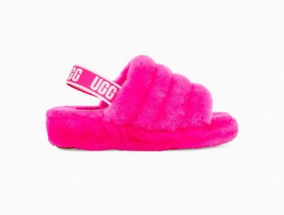UGG Fluff Yeah Slides for Womens - Rose India